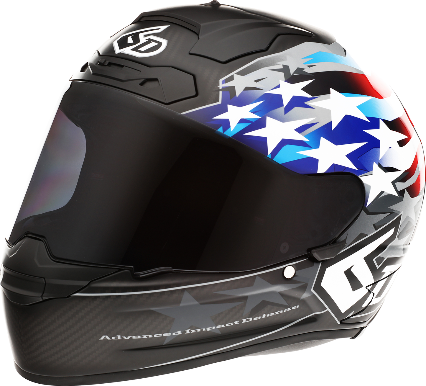 6D HELMETS ATS-1R Helmet - Patriot - Red/White/Blue - Large 30-0697