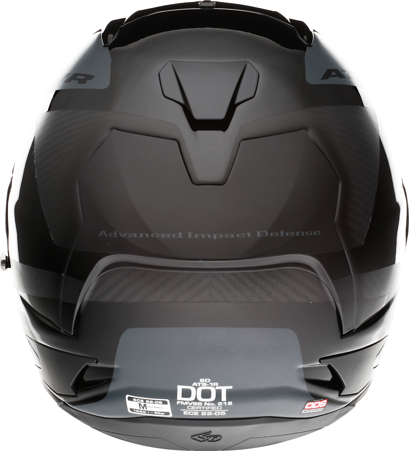 6D HELMETS ATS-1R Helmet - Wyman - Black/Gray - Large 30-0707