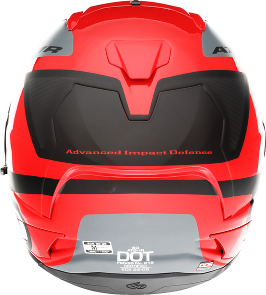 6D HELMETS ATS-1R Helmet - Wyman - Red/Gray - Medium 30-0736