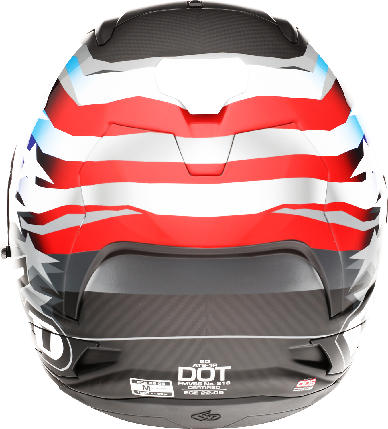 6D HELMETS ATS-1R Helmet - Patriot - Red/White/Blue - Small 30-0695