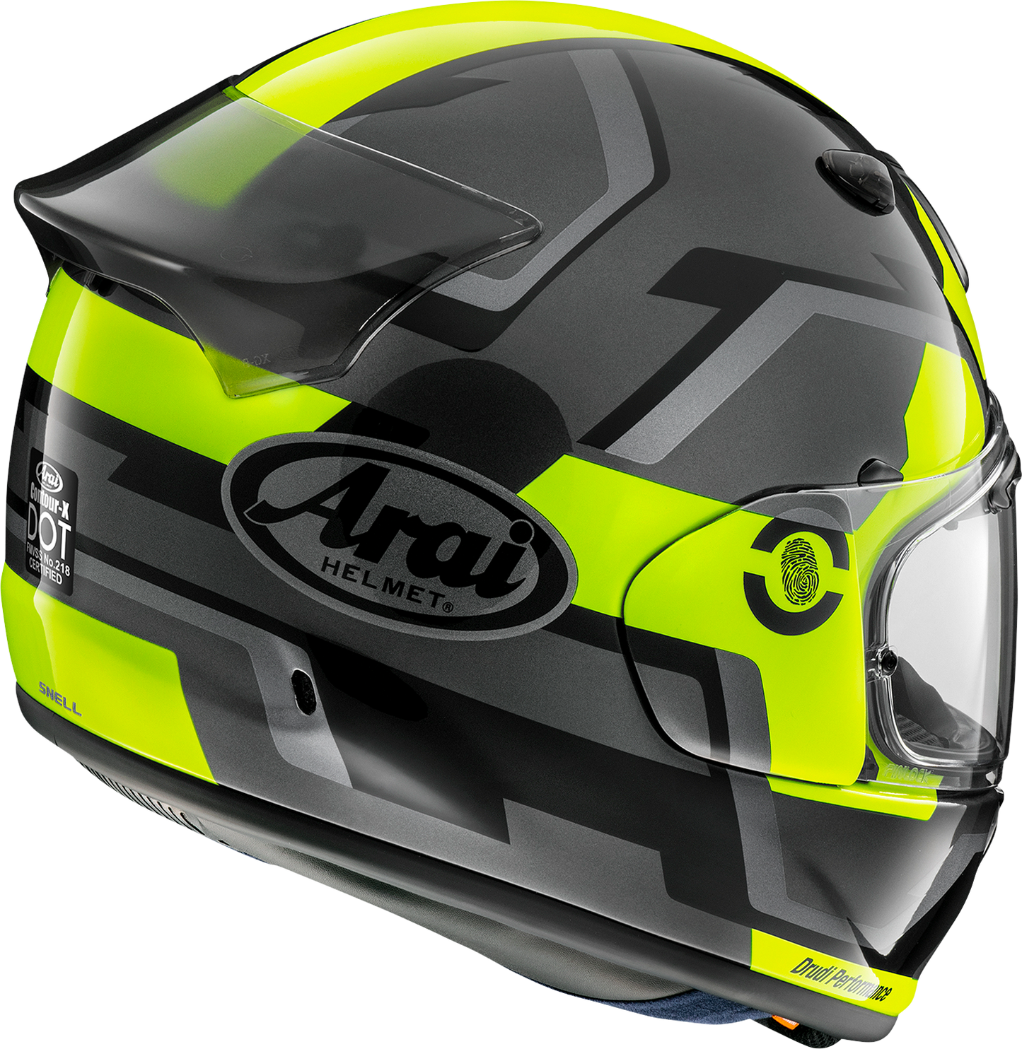 ARAI HELMETS Contour-X Helmet - Face - Fluorescent Yellow - Small 0101-16062