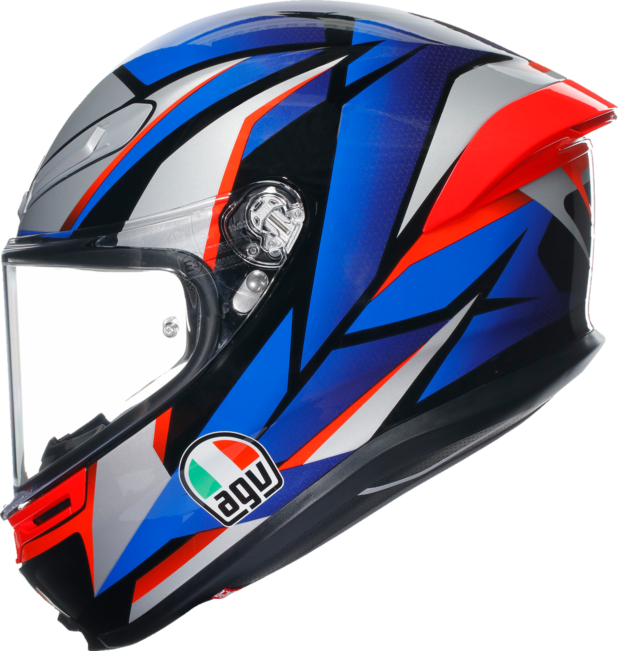 AGV K6 S Helmet - Slashcut - Black/Blue/Red - Large 2118395002015L