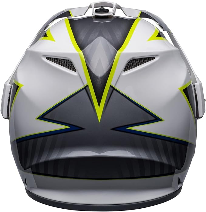 BELL MX-9 Adventure MIPS Helmet (Dalton Gloss White/Hi-Viz Yellow) - Medium