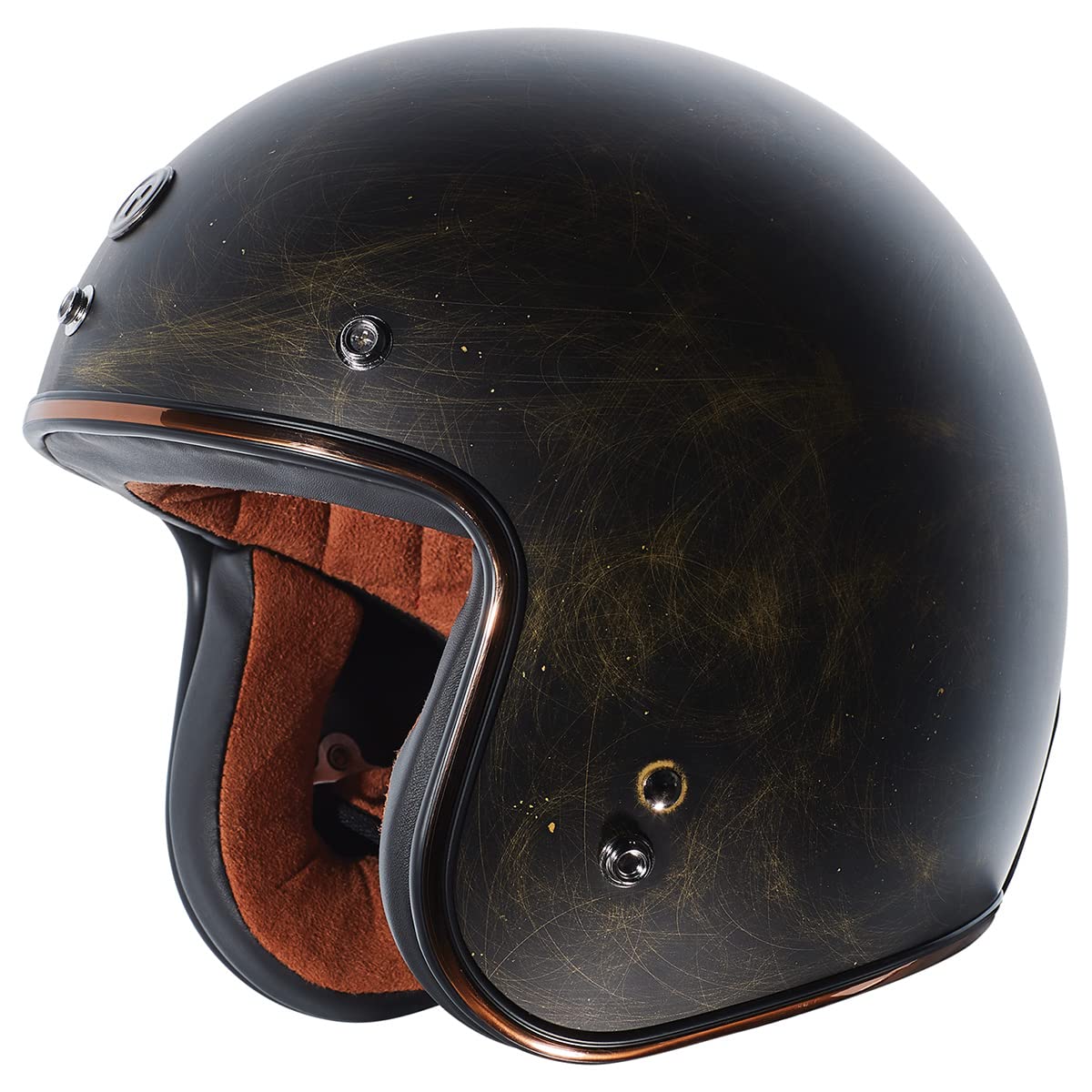 TORC 3/4 Helmet (Flat Black Weathered Bronze)