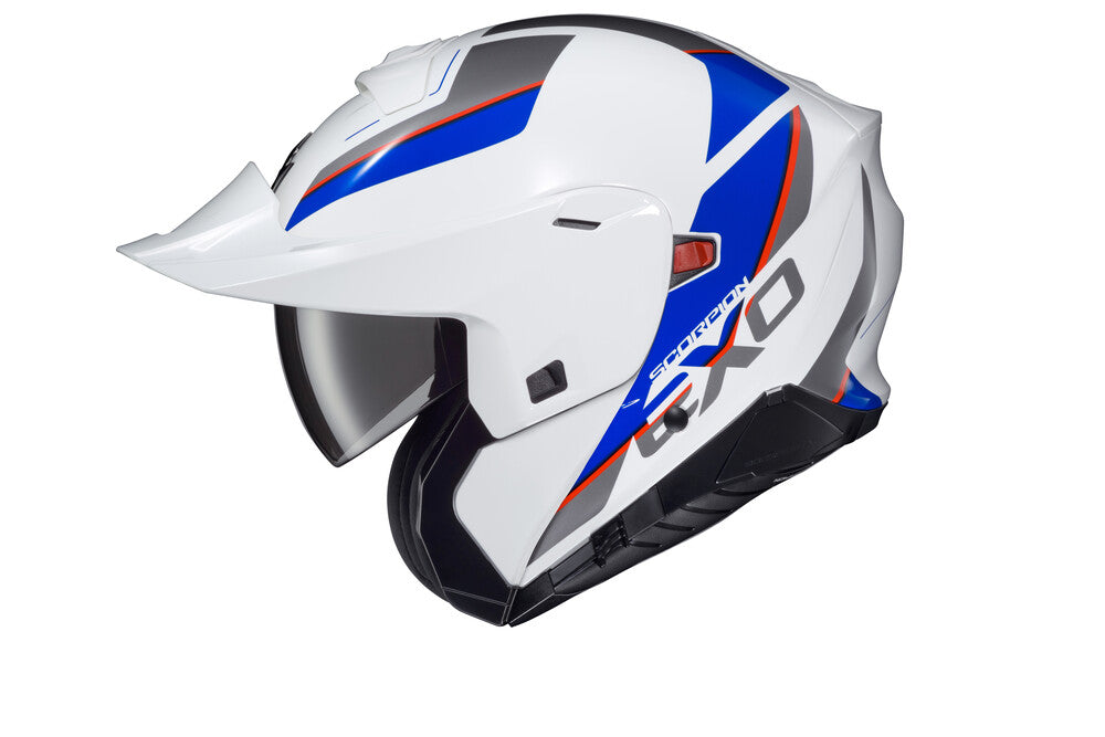 ScorpionEXO GT930 Modular Modulus Helmet (White/Blue) - Small