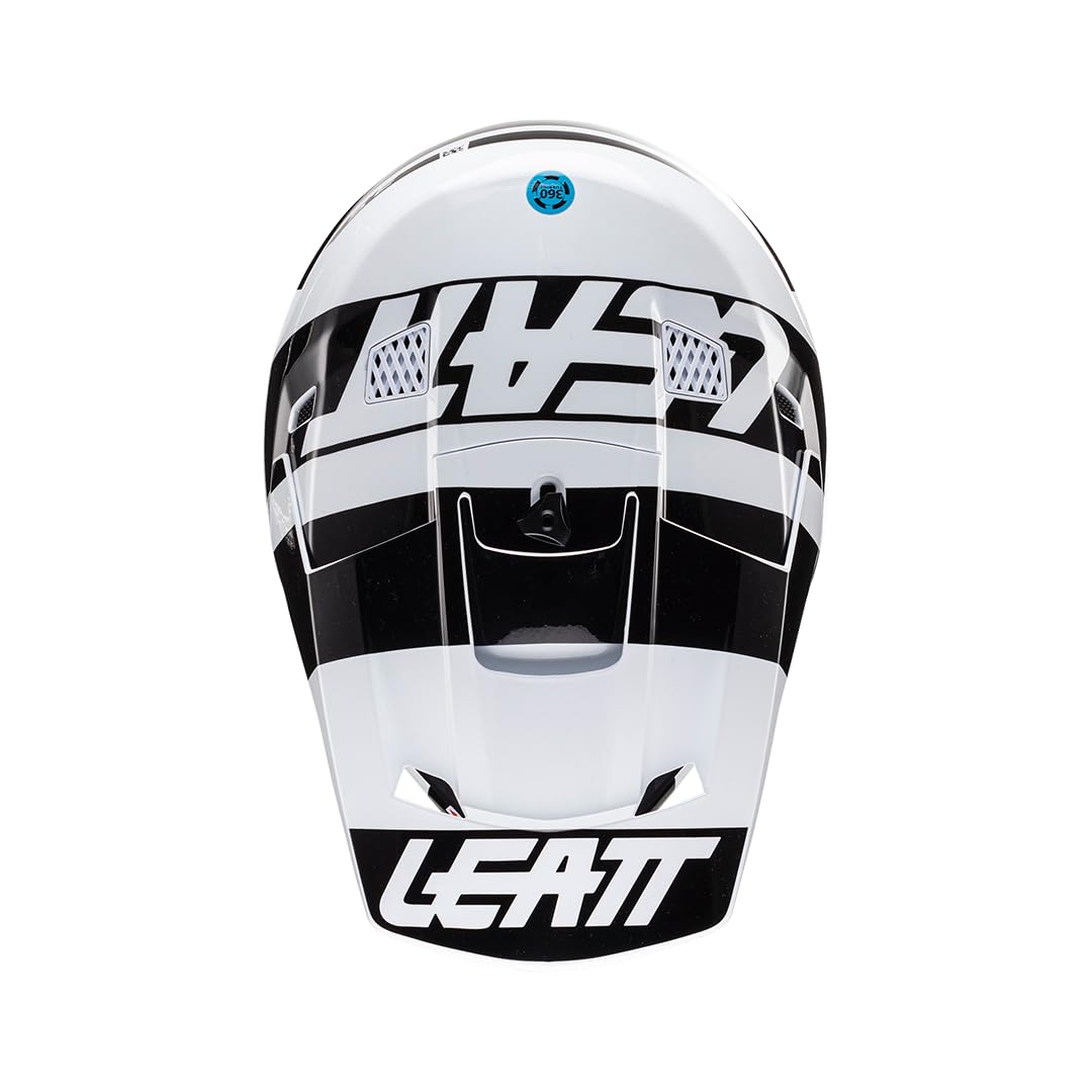 Leatt Helmet Moto 3.5 Jr V24 Black/White - Medium 51-52cm