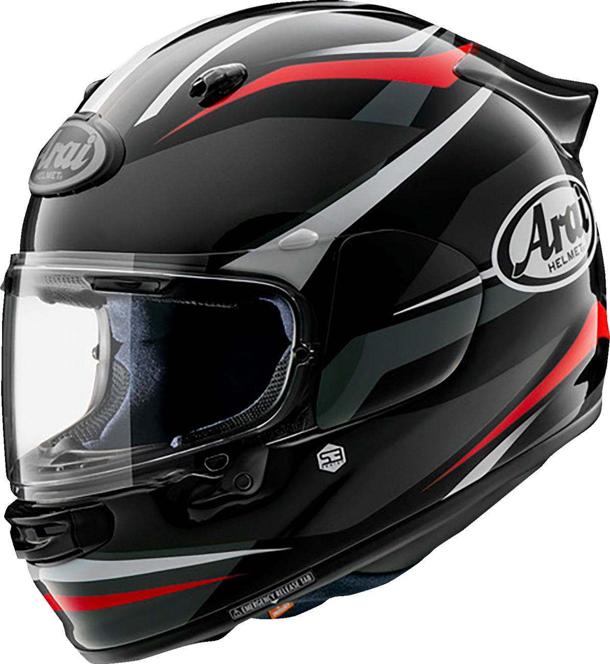 ARAI HELMETS Quantum-X Helmet - Ray - Black - 2XL 0101-17352