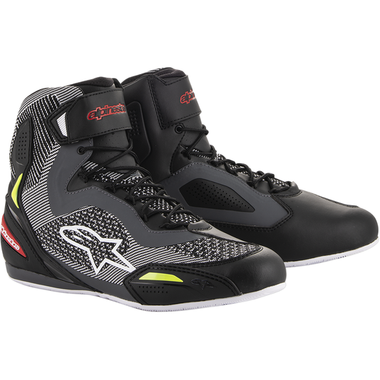 Alpinestars Faster-3 Rideknit® Shoes (Black / Gray / Yellow)