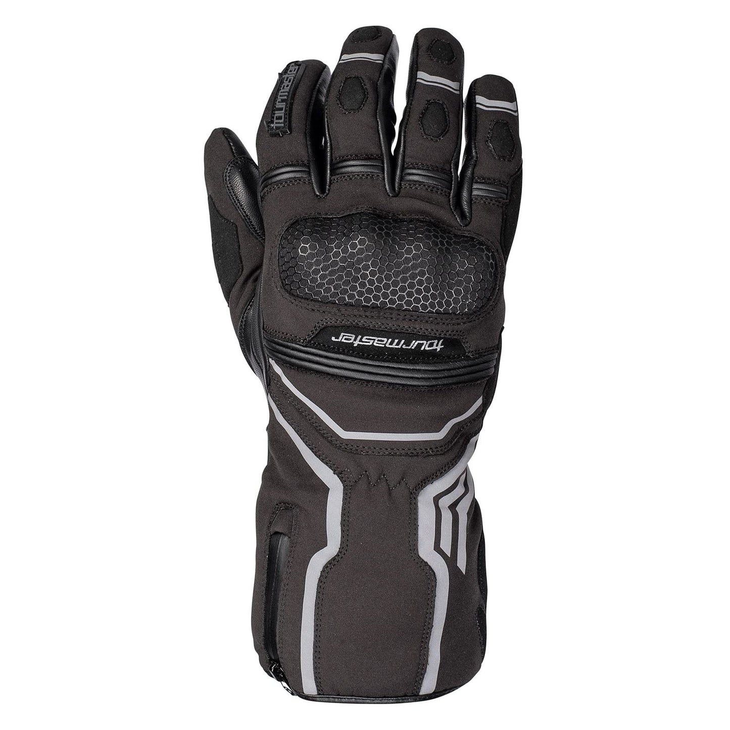 Tourmaster Polar-Tex Motorcycle Gloves (Black) - XS