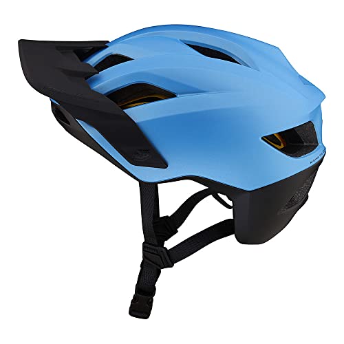 Troy Lee Designs Flowline Adult Mountain Bike Helmet MIPS  (Oasis Blue/Black)