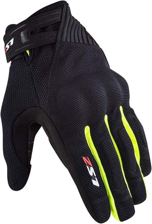 LS2 Helmets Dart 2 Men's Touring Glove (Black/Hi-Vis)