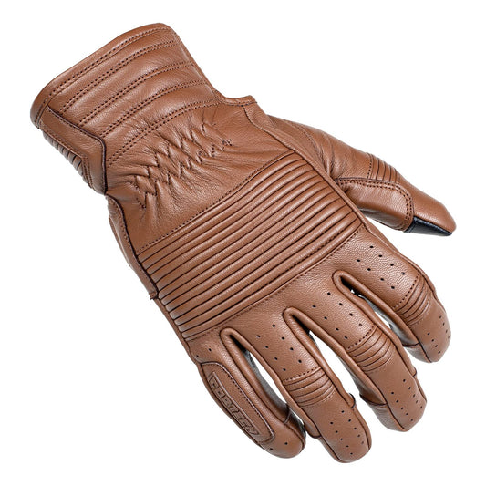 Cortech Associate Leather Motorcycle Gloves (Brown) - XS