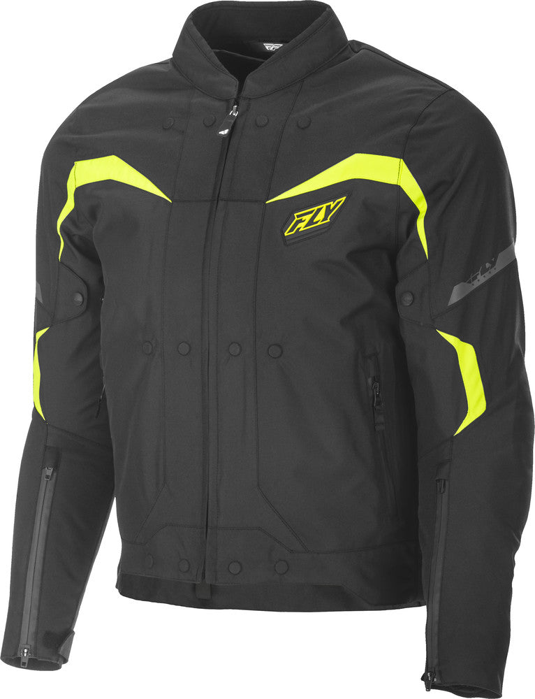 Fly Racing Butane Motorcycle Jacket (Black/HI-VIS)