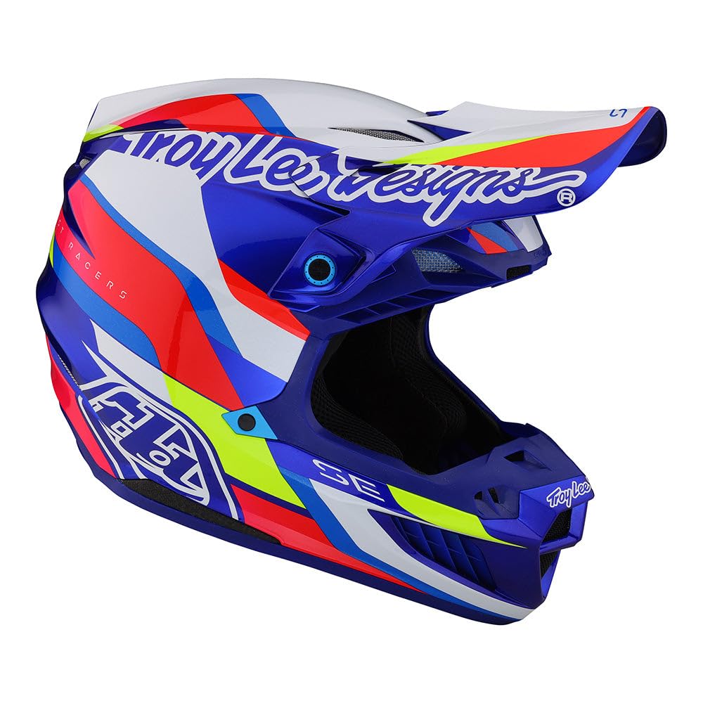 Troy Lee Designs SE5 Composite Motocross Helmet W/MIPS (Omega Blue)