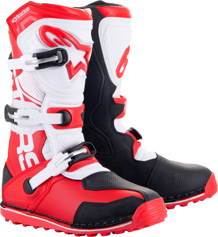 Alpinestars Tech-T Boots (Bright Red/Black/White) Size 6