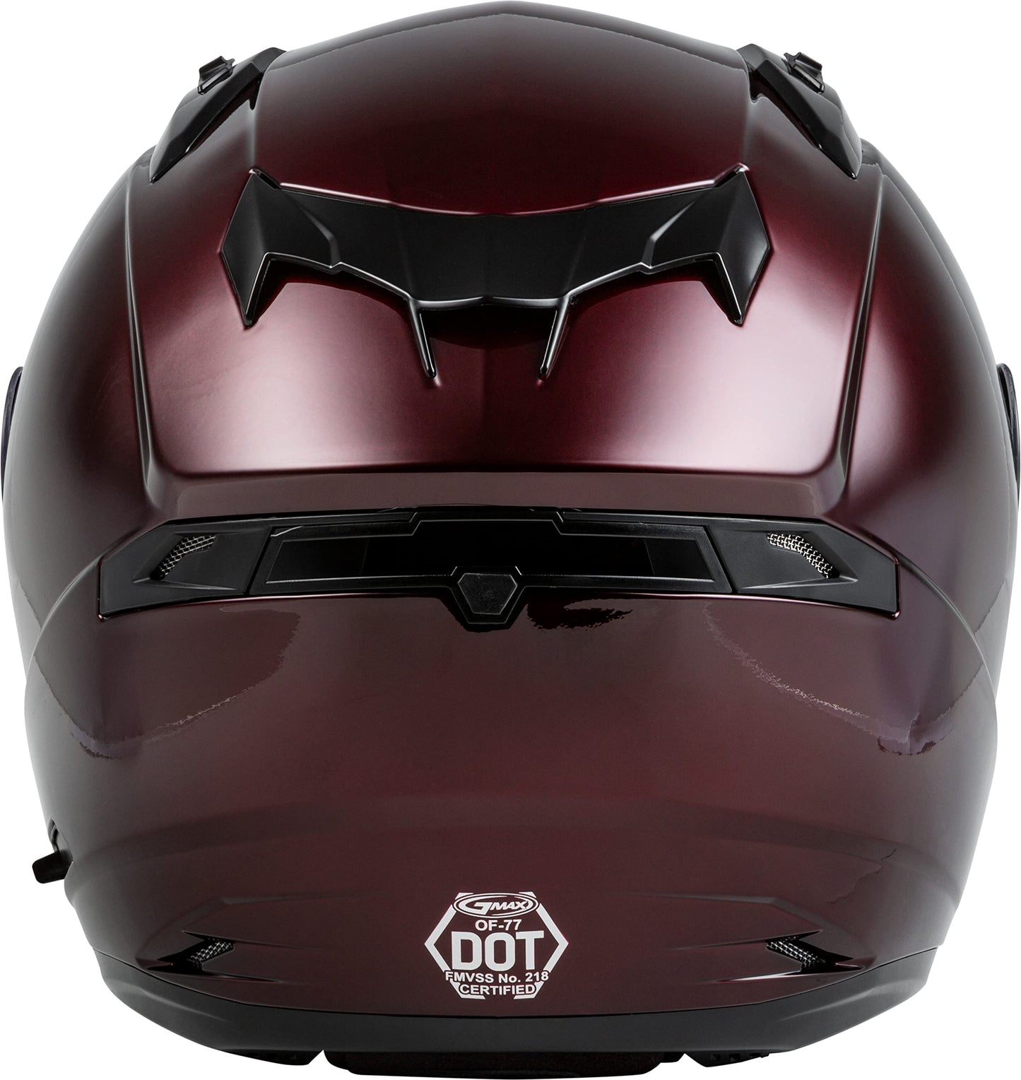 GMAX OF-77 Open-Face Motorcycle Helmet (Wine) - Medium