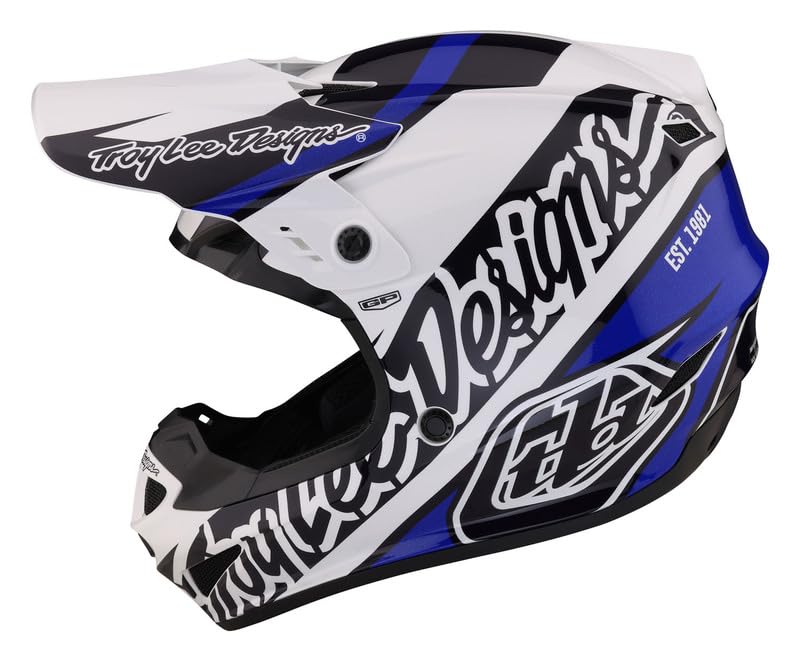 Troy Lee Designs GP Slice Blue Helmet Size Youth Medium