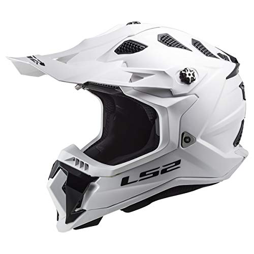 LS2 Helmets MX-Off Road Subverter Evo Helmet (Gloss White - X-Small)