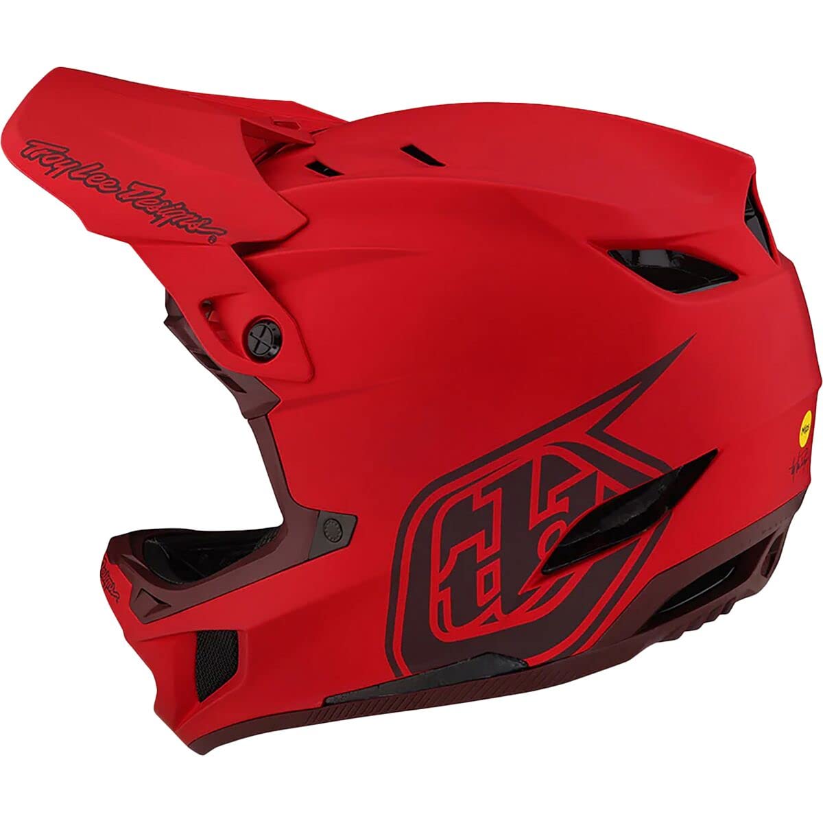 Troy Lee Designs D4 Composite MIPS Full Face Mountain Bike Helmet (Red)