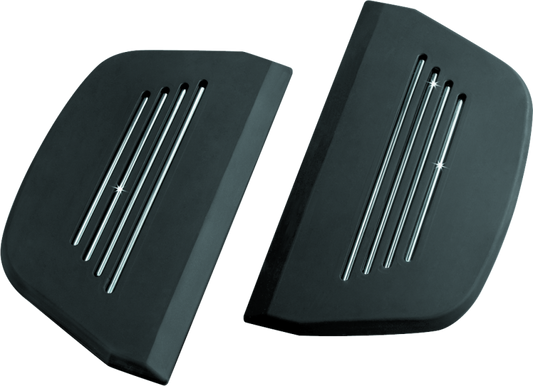 Kuryakyn Premium Passenger Board Inserts 86-Up Touring Models Black