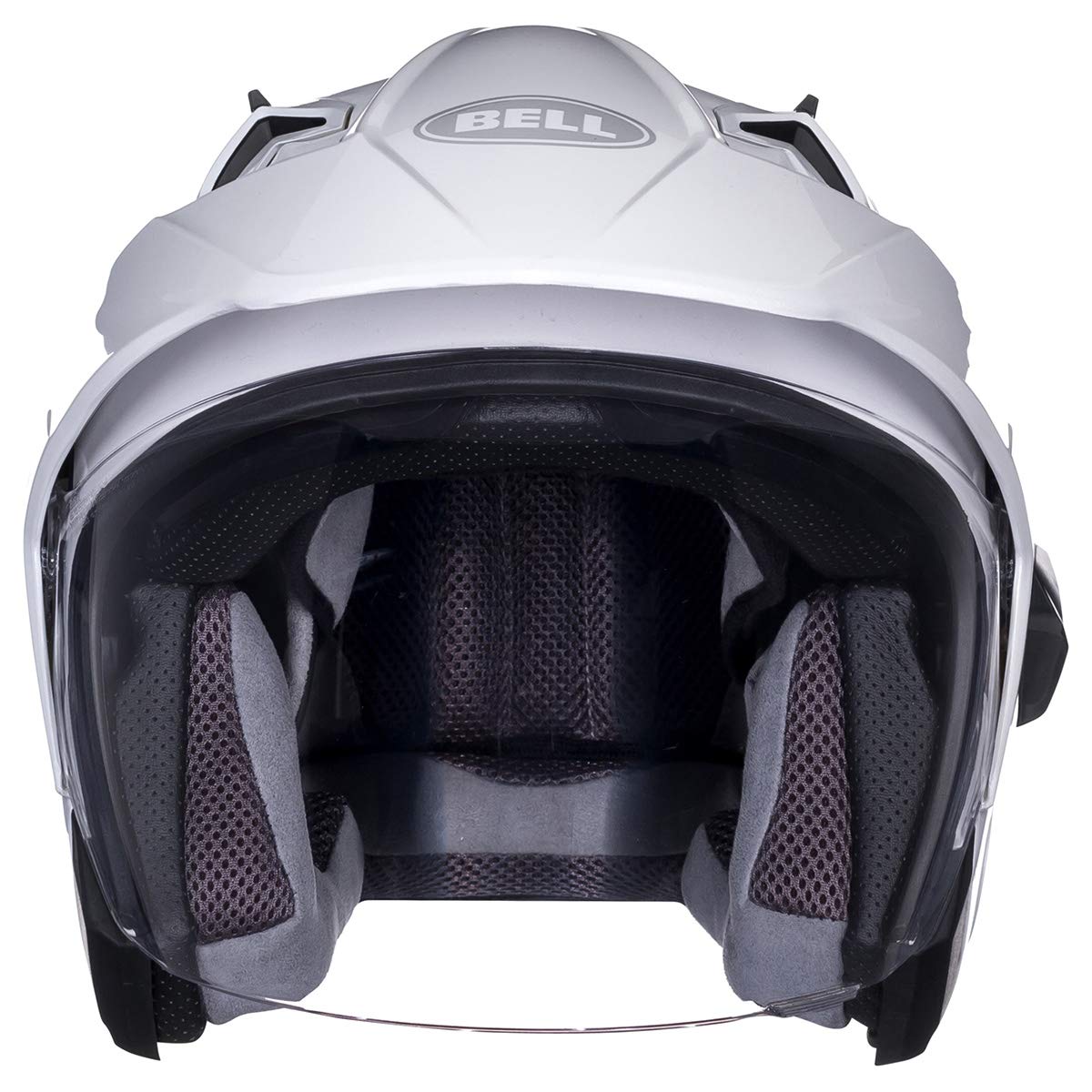 Bell Mag-9 Open Face Motorcycle Helmet (Solid Gloss Pearl White) - XL