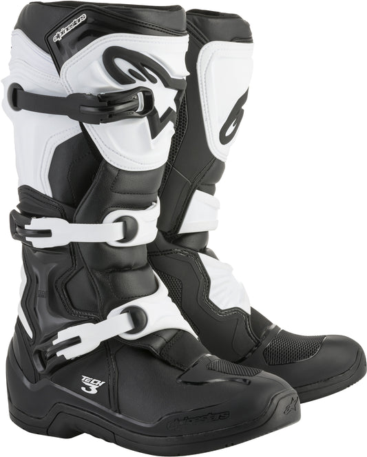 Alpinestars Tech 3 Boots (Black/White) Size 14