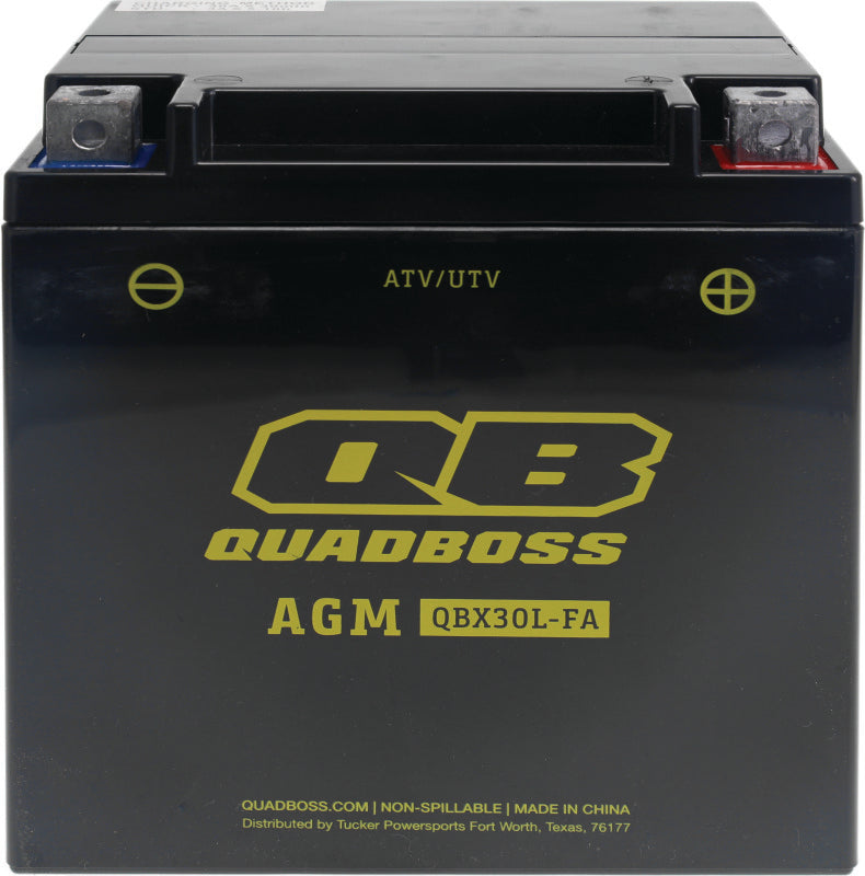 QuadBoss Maintenance-Free AGM Battery QBX30L-FA