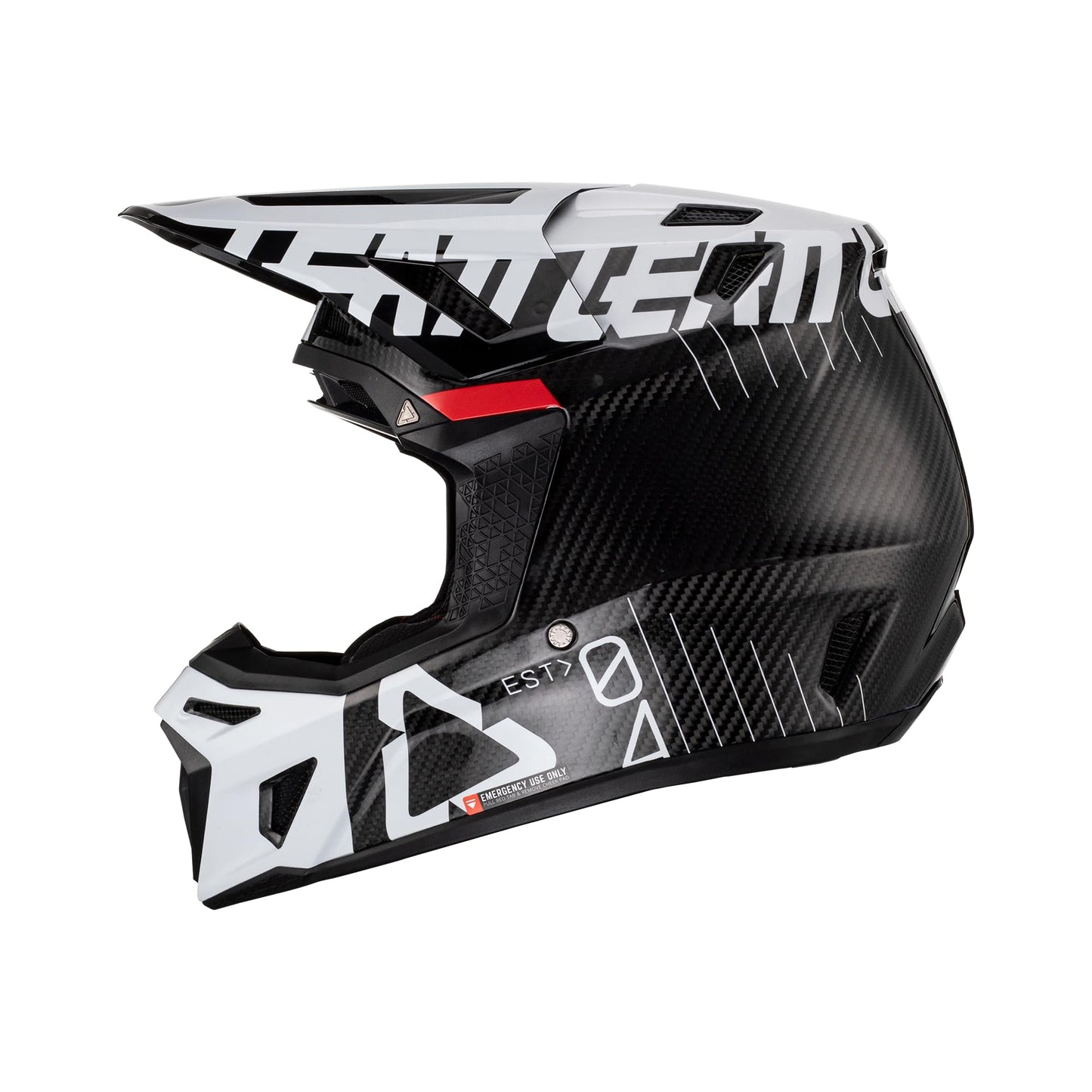 Leatt 9.5 V23 Moto Helmet Kit (White) - Small