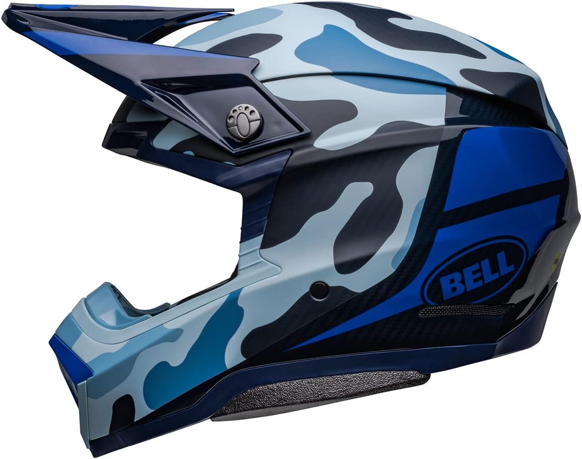 Bell Moto-10 Spherical MIPS Helmet (Ferrandis Mechant Matte/Gloss Dark Blue/Light Blue)