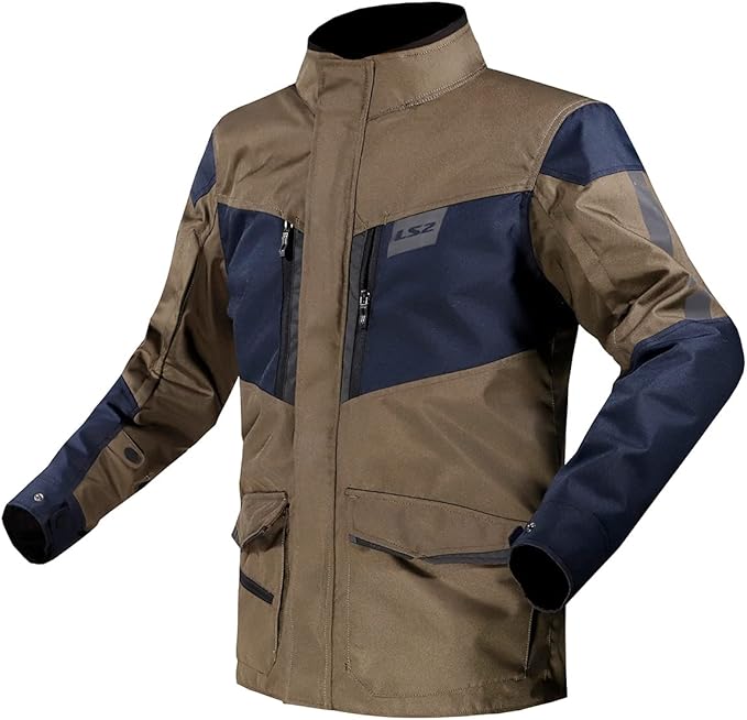 LS2 Metropolis Evo Urban Men's Jacket (Khaki/Blue)