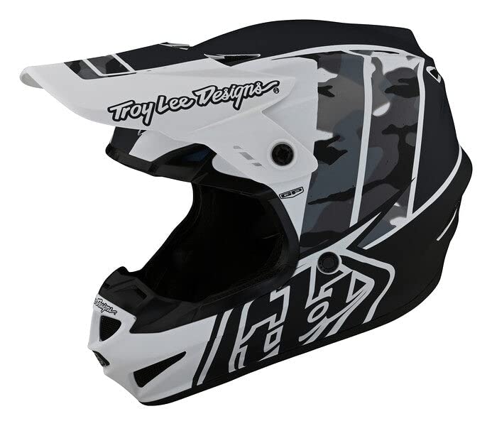 Troy Lee Designs GP Nova Camo Adult Motocross Helmet  (White)