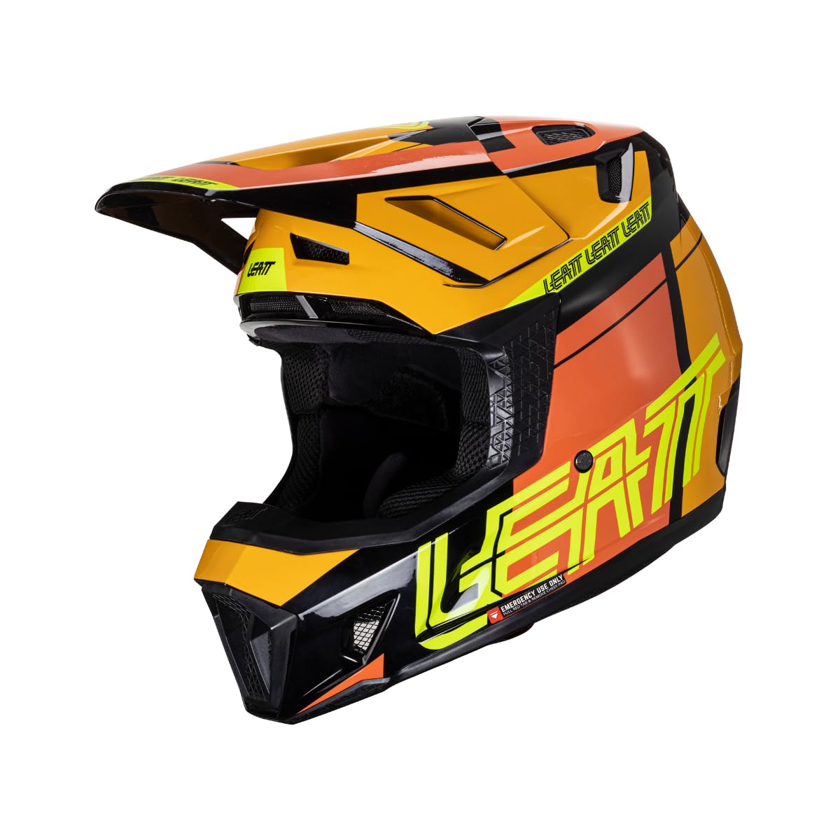 Leatt Helmet Kit Moto 7.5 V24 Citrus - Small 55-56cm