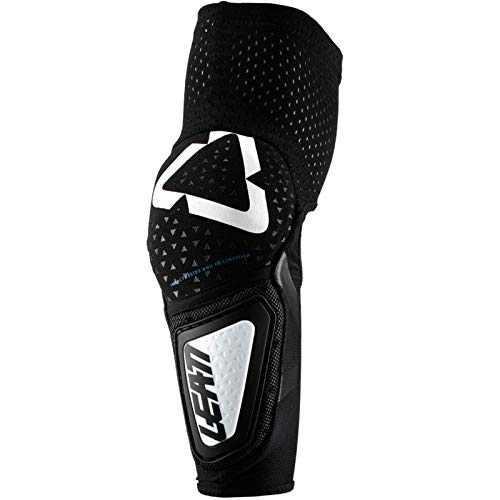 Leatt 3DF Hybrid Elbow Guard (Black/White) - Small/Medium