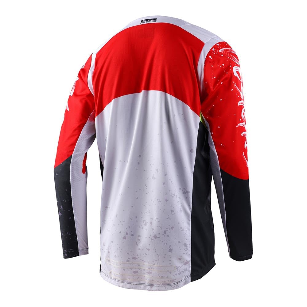 Troy Lee Designs GP Pro Partical Jersey (Black / Glo Red) - Small