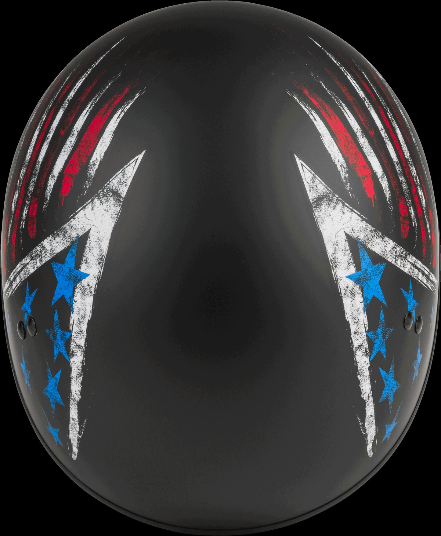 GMAX HH-65 Bravery Half Helmet (Matte Black/Red/White/Blue)