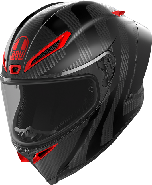 AGV Pista GP RR Helmet - Intrepido - Matte Carbon/Black/Red - Large 2118356002-019-L