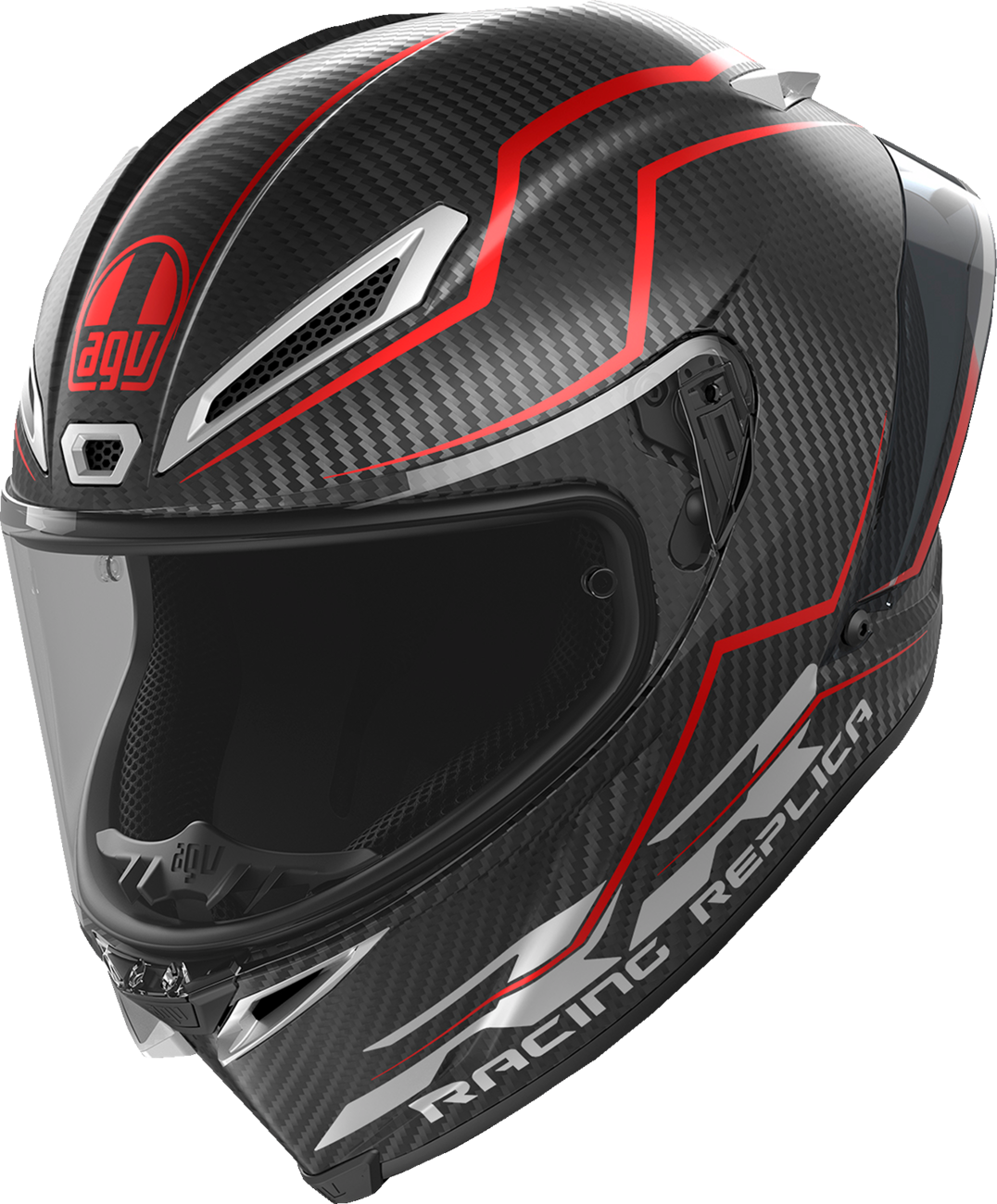 AGV Pista GP RR Helmet - Intrepido - Matte Carbon/Black/Red - 2XL 2118356002-019-XXL