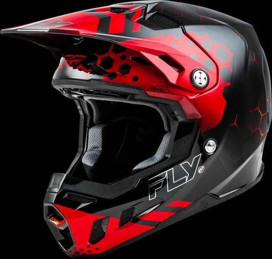 Fly Racing Formula CC Tektonic MX Helmet (Black/Red/Orange)