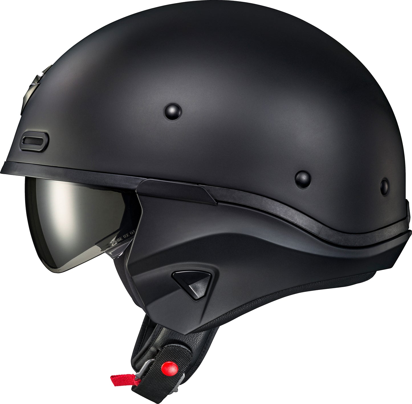 Covert X Open Face Helmet Matte Black Xl