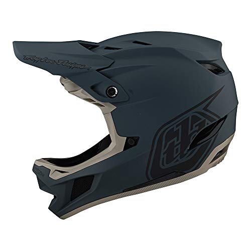 Troy Lee Designs D4 Composite Full Face Mountain Bike Helmet Stealth W/MIPS (Gray)