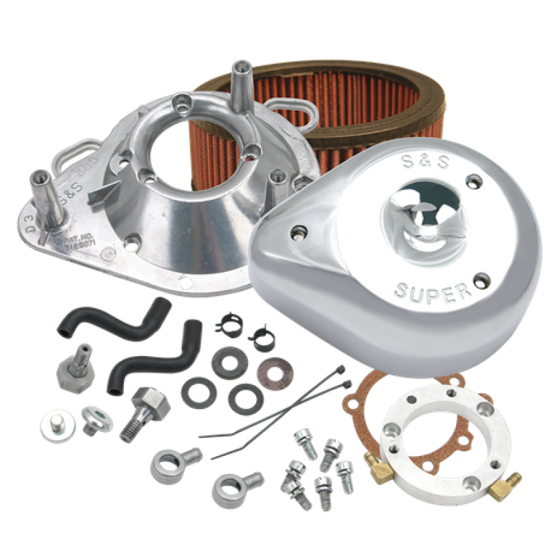 S&S Cycle 01-17 Stock EFI BT Models Teardrop Air Cleaner Kit