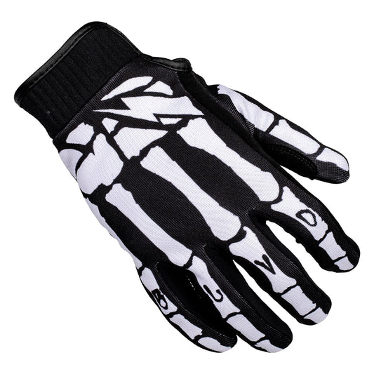 Cortech Hell-Diver Motorcycle Gloves (Black/White) - 3XL