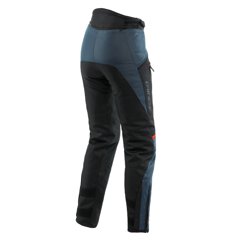 Dainese Tempest 3 Lady D-Dry Pants Ebony/Black/Lava-Red Size - 48