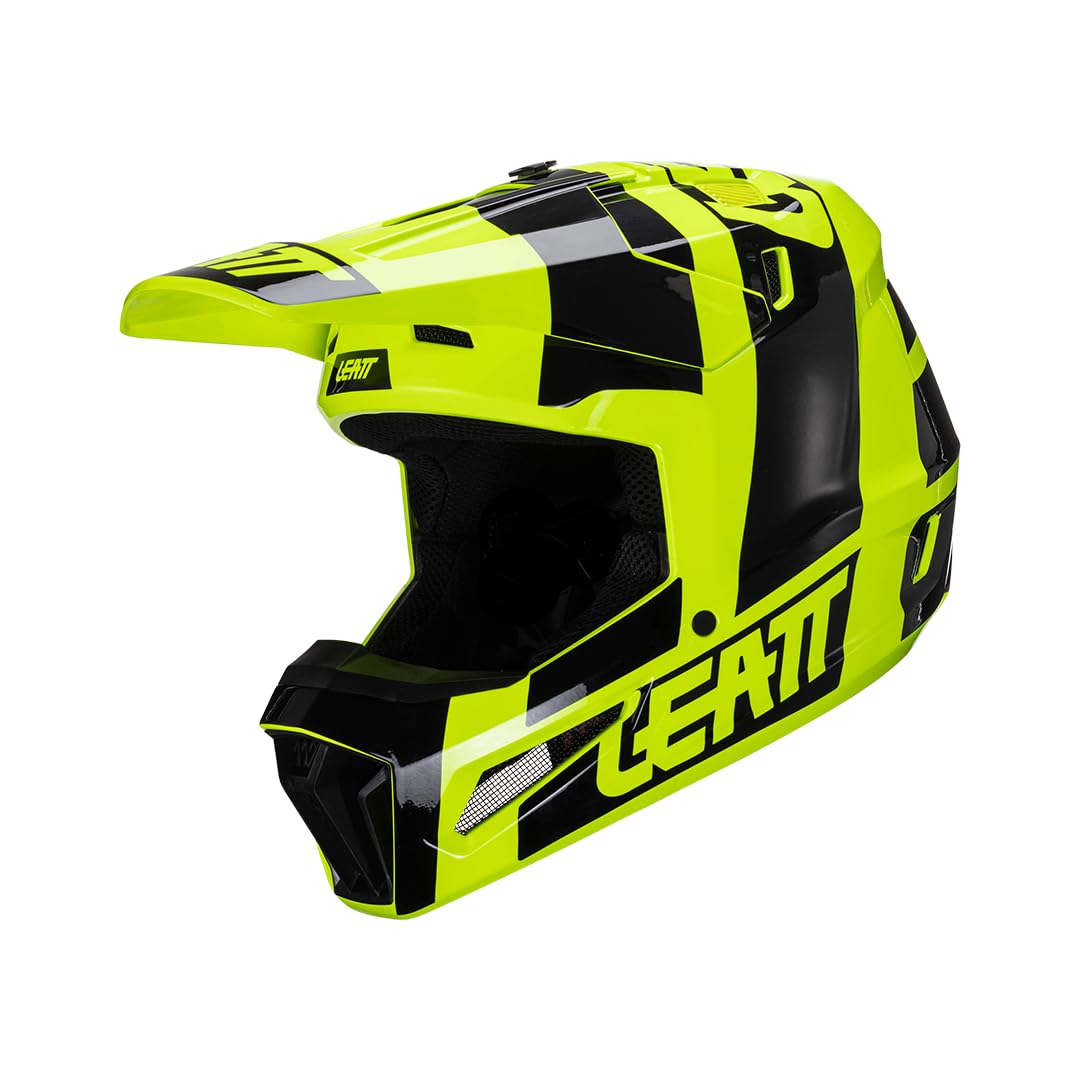 Leatt Helmet Moto 3.5 Jr V24 Citrus - Medium 51-52cm