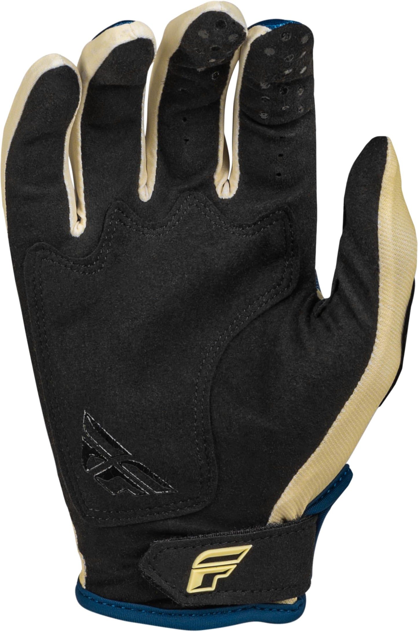 Fly Racing 2024 Adult Kinetic Reload Gloves (Ivory/Navy/Cobalt)