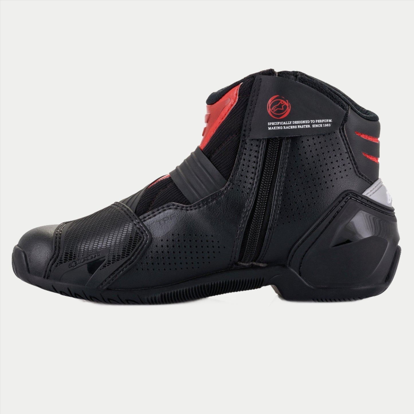 Alpinestars SMX-1 R V2 Vented Boots (Black / Red)