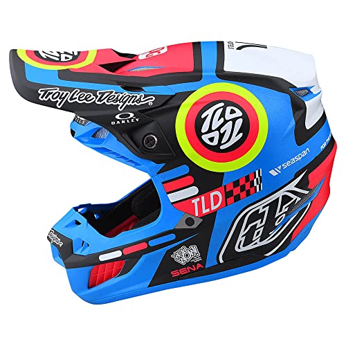 Troy Lee Designs SE5 Composite Adult Motocross Dirt Bike Helmet W/MIPS, Drop in Black