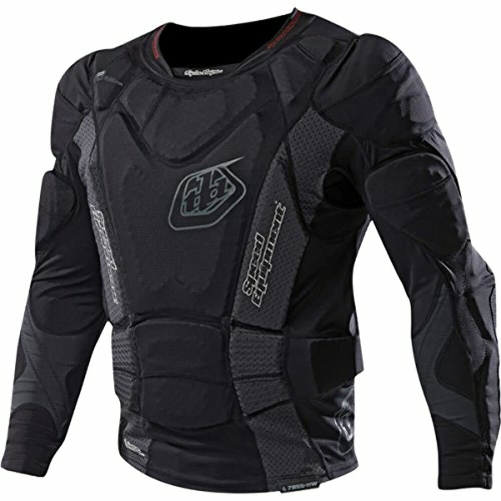 Troy Lee Designs 7855 Protective LS Shirts Youth Boys Off-Road Motorcycle Undergarment - Black/Youth Large