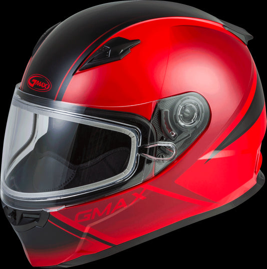 GMAX FF-49S Hail Snow Helmet (Matte Red/Black)