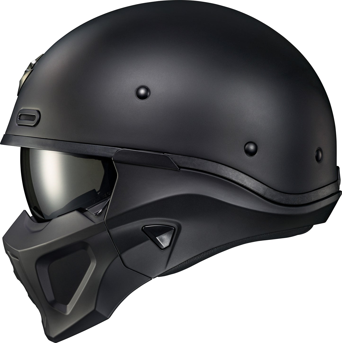 Covert X Open Face Helmet Matte Black 2x